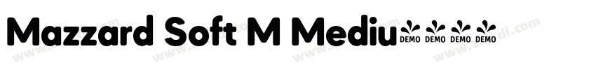 Mazzard Soft M Mediu字体转换